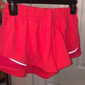 hot pink rare lululemon shorts